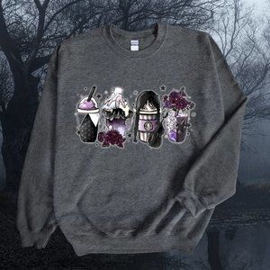 Wednesday Adams Coffee Oversized Sweatshirt